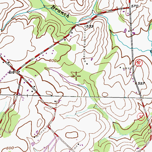 Topographic Map of Anne Arundel County Fire Department 31, MD