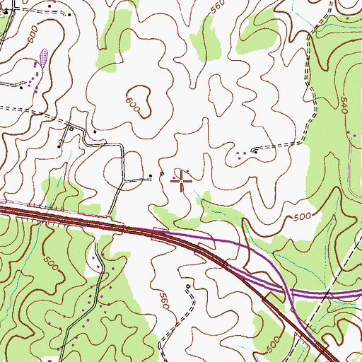 Topographic Map of Orchard Beach Volunteer Fire Company 11, MD