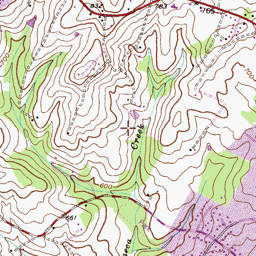 Topographic Map of Harmans/Dorsey Fire Station Company 21, MD