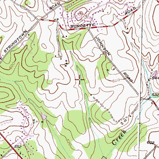 Topographic Map of Jessup Volunteer Fire Department, MD