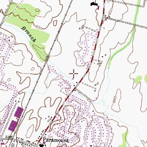 Topographic Map of Citizens Truck Company Number 4, MD