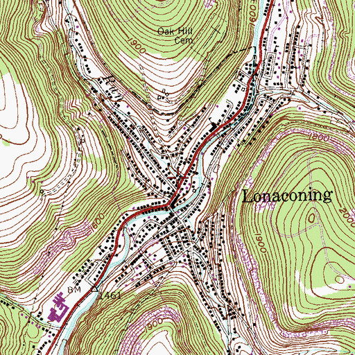 Topographic Map of Good Will Volunteer Fire Company 1, MD