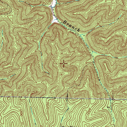 Topographic Map of Appalachia Police Department, VA