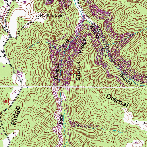 Topographic Map of Station Number 2, VA