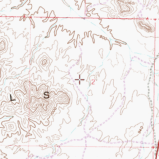 Topographic Map of Buckeye Hills, AZ