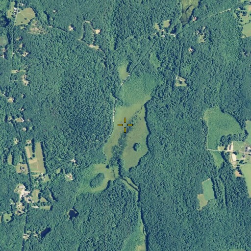 Aerial/Satellite Image of Lost Pond Brook, CT