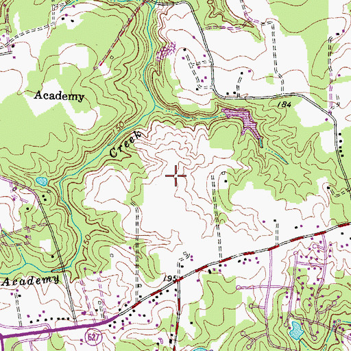 Topographic Map of Fire Station Number1, VA