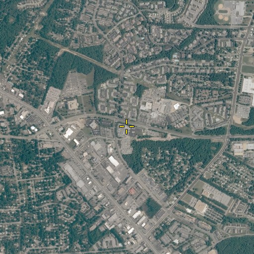 Aerial/Satellite Image of Henrico County Police Department - West Station, VA
