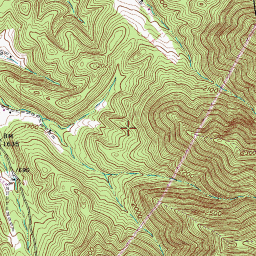 Topographic Map of Smith Mountain Lake Marine Fire Department, VA