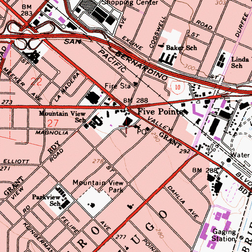 Topographic Map of Estudiando Las Escrituras, CA