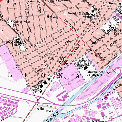 Topographic Map of Iglesia Palabra Y Poder, CA