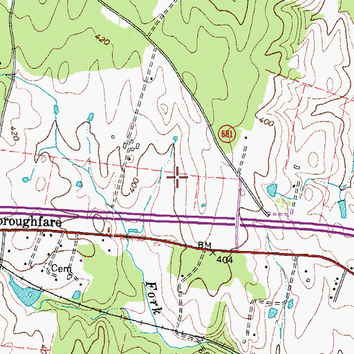 Topographic Map of Camp William B. Snyder, VA