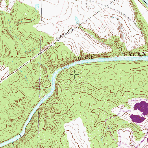 Topographic Map of Kephart Bridge Landing, VA