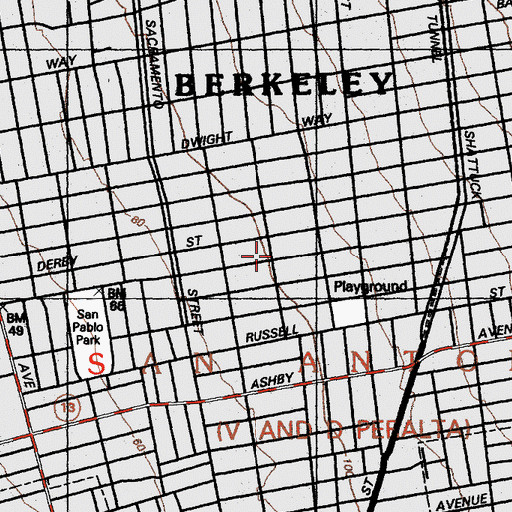 Topographic Map of Christian Layman Church, CA