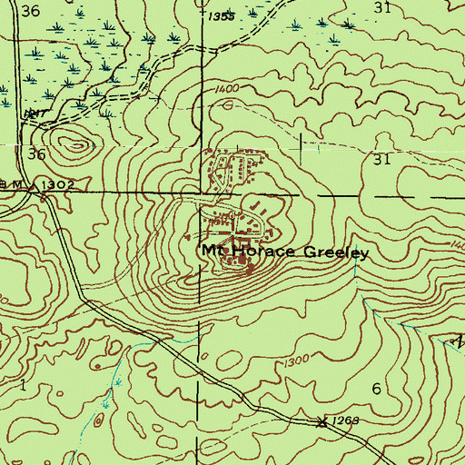 Topographic Map of Calumet Air Force Station (historical), MI