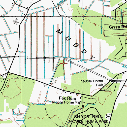 Topographic Map of United States Army Air Warning Station Number 11 (historical), DE