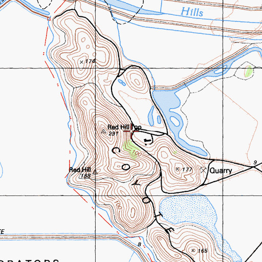 Topographic Map of Nike Site SF-37L (historical), CA