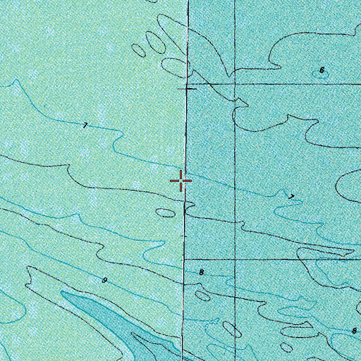 Topographic Map of Ridge Volunteer Rescue Squad Company 49, MD
