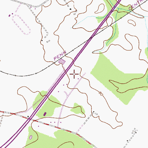 Topographic Map of Maryland State Police Centreville Barrack S, MD