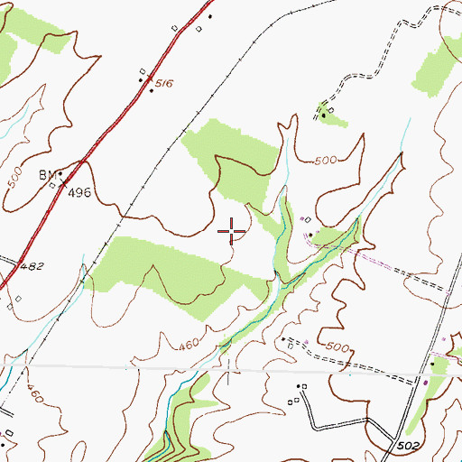 Topographic Map of Maryland State Police Headquarters, MD