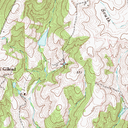 Topographic Map of Naval Surface Warfare Center Fire Station 55, MD