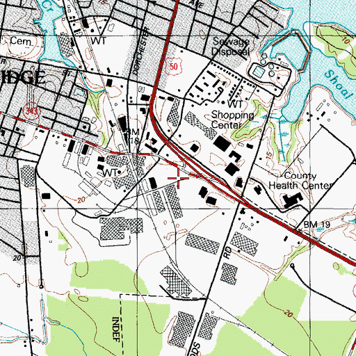 Topographic Map of Rescue Fire Company, MD