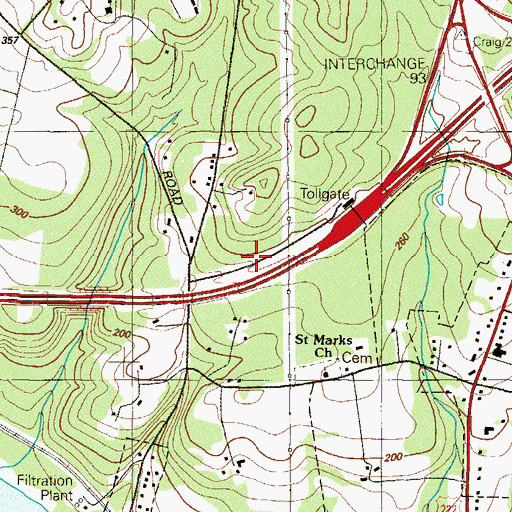 Topographic Map of Maryland State Police Barracks, MD