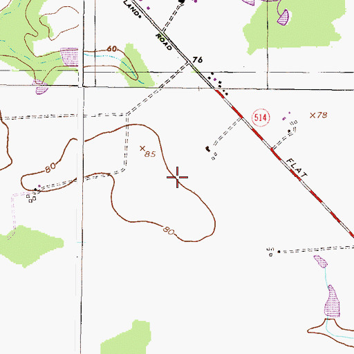Topographic Map of Maryland State Police, MD