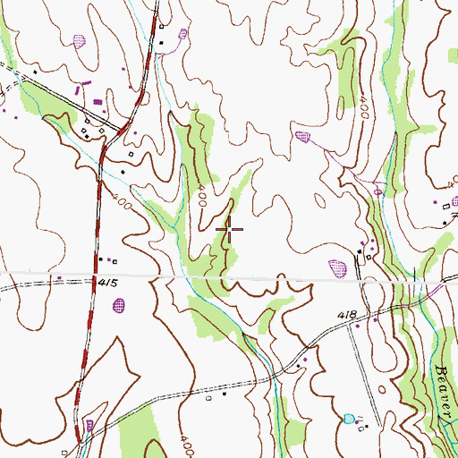 Topographic Map of Randallstown Precinct Number 2 Substation, MD