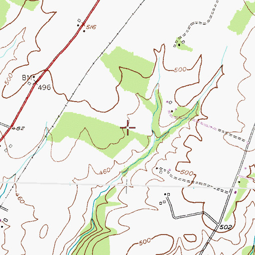 Topographic Map of Maryland Department of State Police, MD