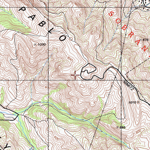 Topographic Map of Nike Site SF-08C (historical), CA