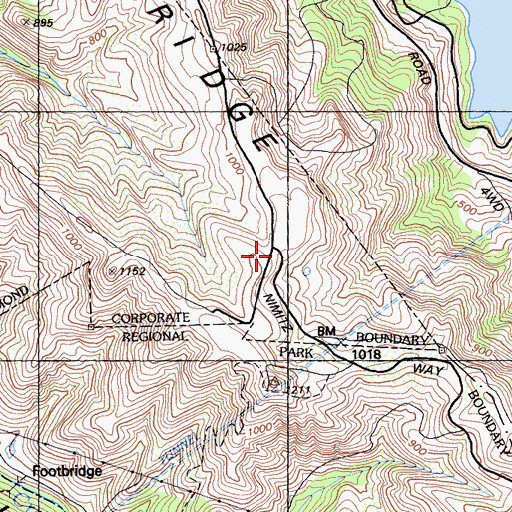 Topographic Map of Nike Site SF-08L/09L (historical), CA