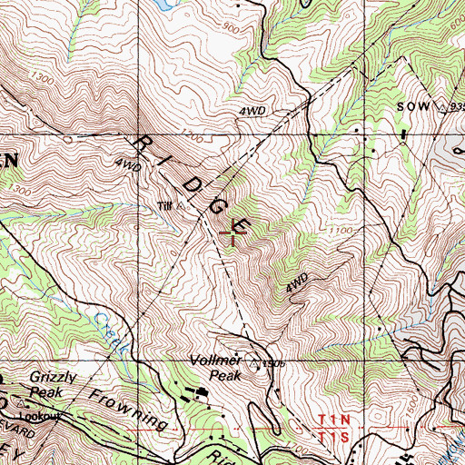 Topographic Map of Nike Site SF-09C (historical), CA