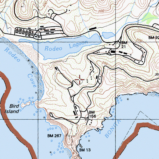 Topographic Map of Nike Site SF-88L (historical), CA