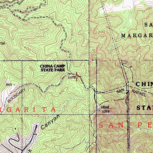 Topographic Map of Nike Site SF-93C (historical), CA