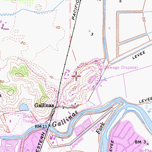 Topographic Map of Nike Site SF-93L (historical), CA