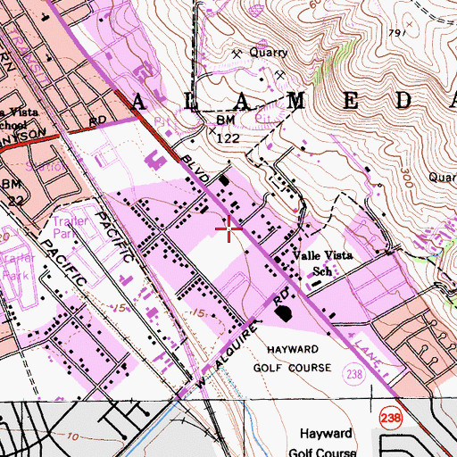 Topographic Map of Nichiren Buddhist International Center, CA