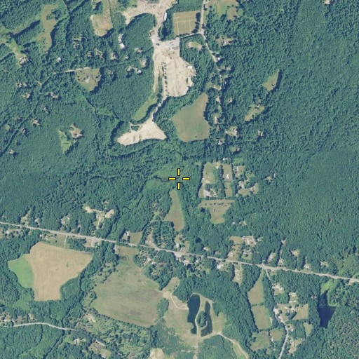 Aerial/Satellite Image of Mary Brown Brook, CT