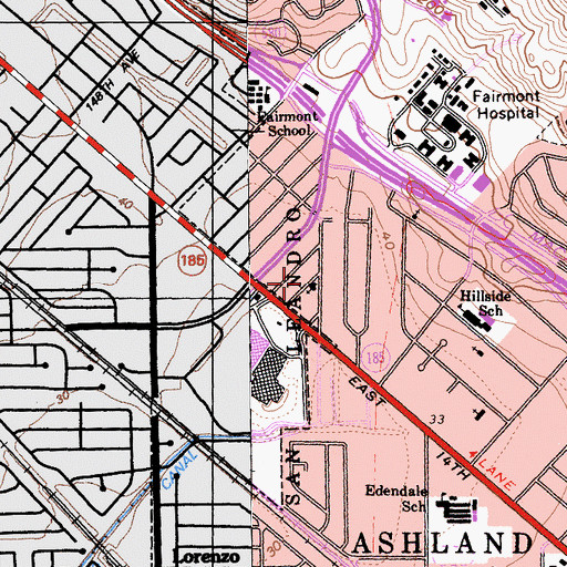 Topographic Map of Siloam Church, CA