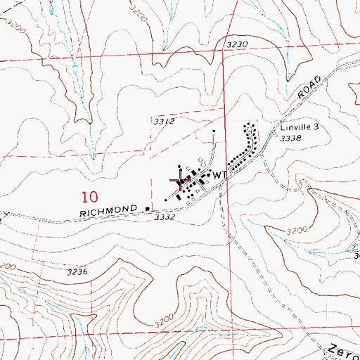 Topographic Map of Condon Air Force Station (historical), OR