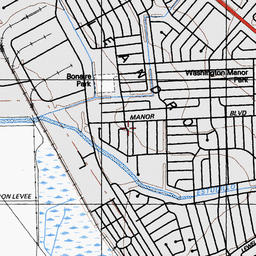 Topographic Map of Saint Felicitas Catholic Church, CA