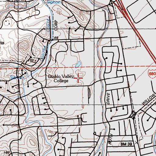 Topographic Map of Viking Field, CA
