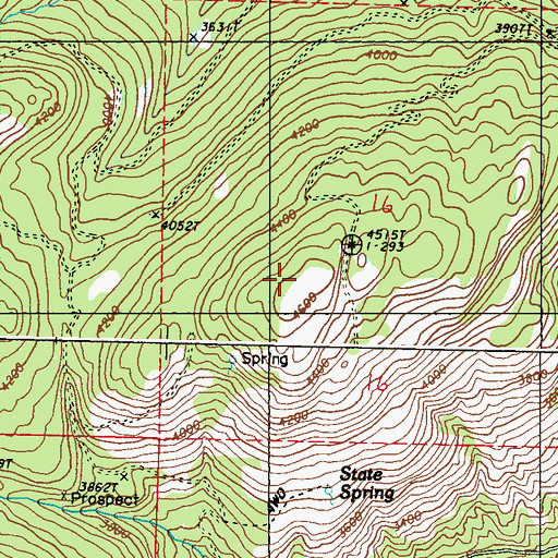 Topographic Map of Curlew Air Force Station (historical), WA