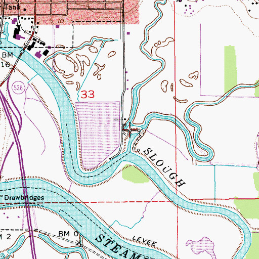Topographic Map of Jones Creek, WA