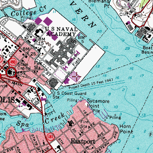 Topographic Map of Rip Miller Field, MD