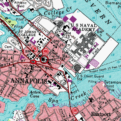 Topographic Map of Shiplap House, MD