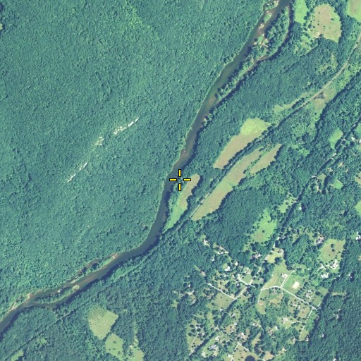 Aerial/Satellite Image of Mauwee Brook, CT
