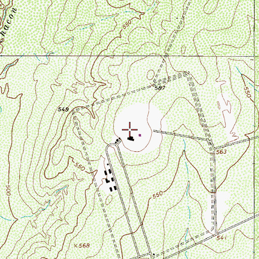 Topographic Map of Laredo Air Force Station (historical), TX