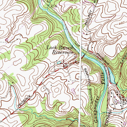 Topographic Map of Fairgrounds Plaza Shopping Center, MD