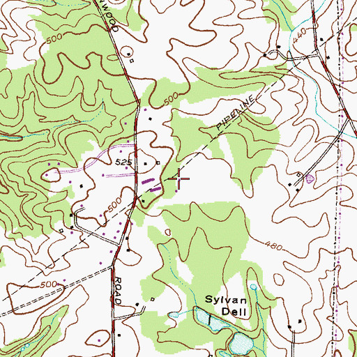 Topographic Map of Nike Site BA-79L (historical), MD